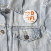 Leukemie Mijn tante 1 ontbreekt Ronde Button 5,7 Cm (In situ)