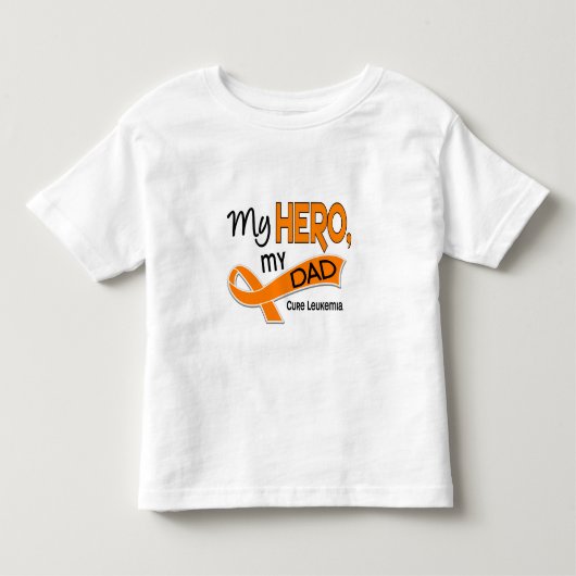 Leukemie MY HERO MY DAD 42 Kinder Shirts (Voorkant)