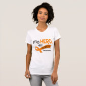 Leukemie MY HERO MY DAUGHTER 42 T-shirt (Voorkant volledig)