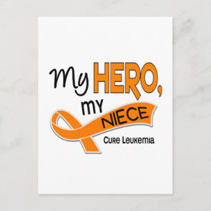 Leukemie MY HERO MY NIECE 42 Briefkaart