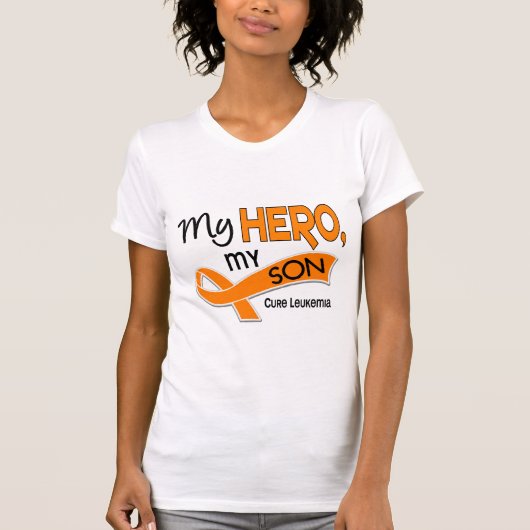 Leukemie MY HERO MY SON 42 T-shirt (Voorkant)
