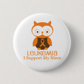 Leukemie Oranje Button (Voorkant)