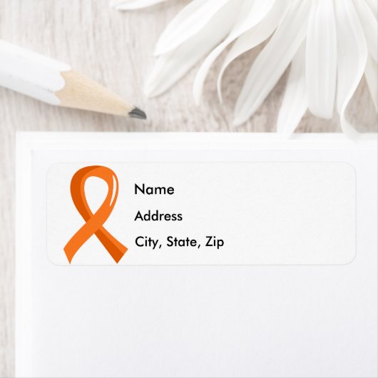 Leukemie Oranje lint 3 Etiket (Insitu)