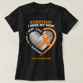 Leukemie Overlevende Herinnering Moeder Loving Mem T-shirt (Design voorkant)