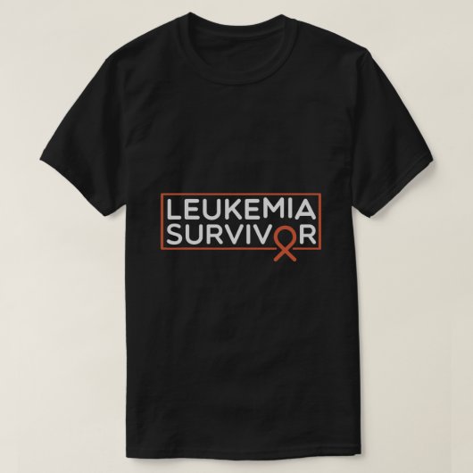 Leukemie overlevende leukemie kanker t-shirt (Design voorkant)
