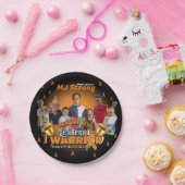 Leukemie Overlevende viering Borden Klok Ringen Papieren Bordje (Feest)