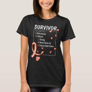 leukemie overlevingsdefinitie t-shirt