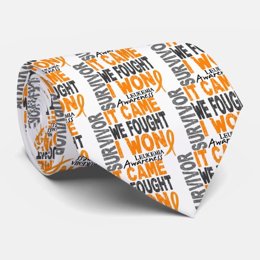 Leukemie Overlevingsgezwel dat we vonden dat ik wo Stropdas (Opgerold)