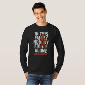 Leukemie Steun Troep Strijder Krijger Leukemie Oh T-shirt (Voorkant volledig)