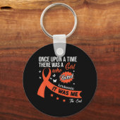 Leukemie Strijd tegen kanker 1 Sleutelhanger (Voorkant)