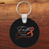 Leukemie Strijd tegen kanker Koolstof Sleutelhanger (Voorkant)