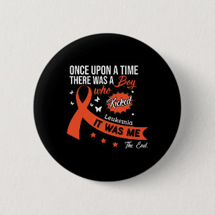 Leukemie Strijd tegen Kanker Lint 11 Ronde Button 5,7 Cm