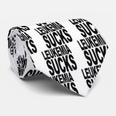 Leukemie Sucks Stropdas (Opgerold)
