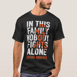 Leukemie Support Squad Fighter Warrior Leukemia Aw T-shirt