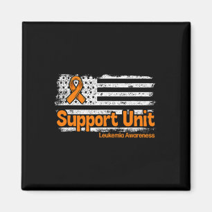 Leukemie Support Unit Vlag Bloedkanker Leukemie A Magneet