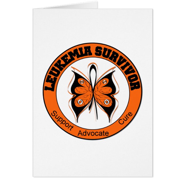 Leukemie Survivor Butterfly (Voorkant)