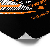 Leukemie Survivor Gifts Vrouwen Mannen Kinder Mam  Poster (Hoek)