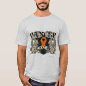 Leukemie Survivor Mannen Heraldry T-shirt (Voorkant)