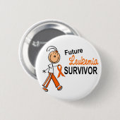 Leukemie Toekomstige overlevingskans SFT Ronde Button 5,7 Cm (Voorkant /achterkant)