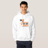Leukemie Tribut in Memory of the My Hero.png Hoodie (Voorkant volledig)