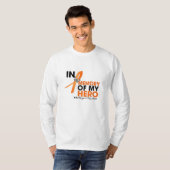 Leukemie Tribut in Memory of the My Hero.png T-shirt (Voorkant volledig)