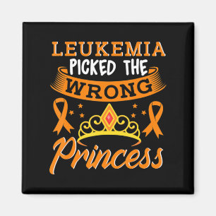 Leukemie trok de verkeerde prinses kanker Awarenes Magneet
