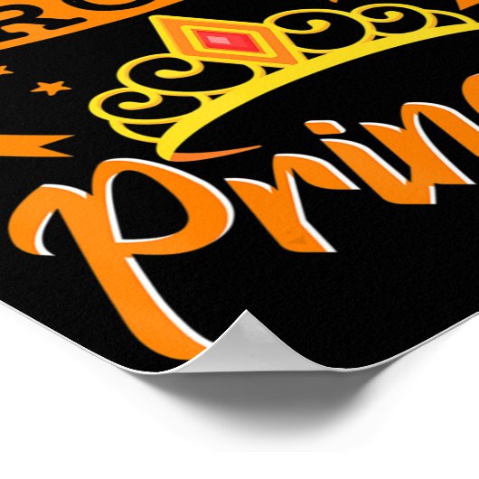 Leukemie trok de verkeerde prinses kanker Awarenes Poster (Hoek)