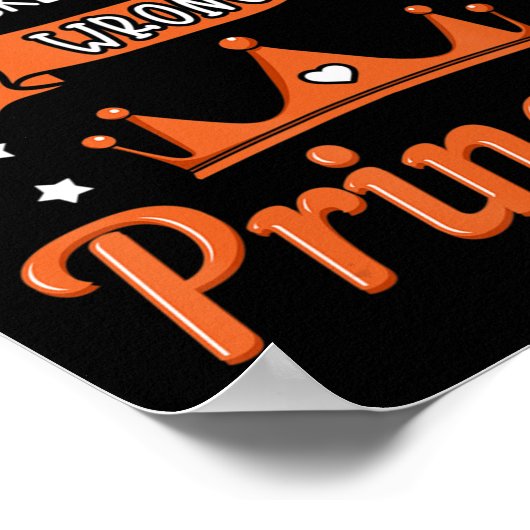 Leukemie trok de verkeerde prinses kanker Awarenes Poster (Hoek)