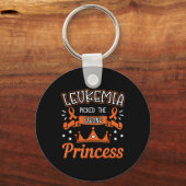Leukemie trok de verkeerde prinses kanker Awarenes Sleutelhanger (Voorkant)