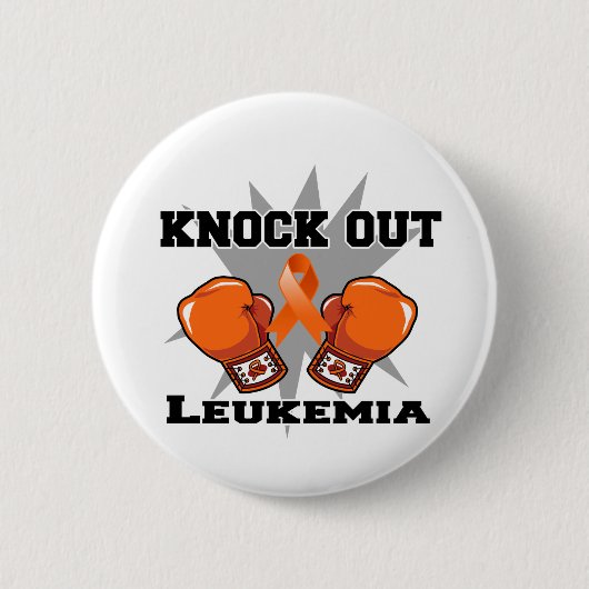 Leukemie uitnemen ronde button 5,7 cm (Voorkant)
