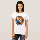 Leukemie Viergal T-shirt (Voorkant volledig)