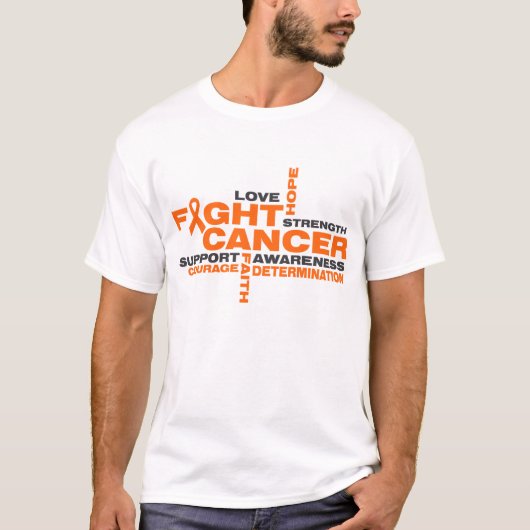 Leukemie Vocht collage T-shirt (Voorkant)