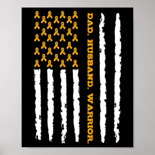 Leukemie voor mannen Bewustzijn bij kanker Poster