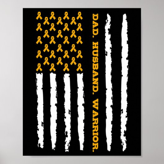 Leukemie voor mannen Bewustzijn bij kanker Poster (Voorkant)