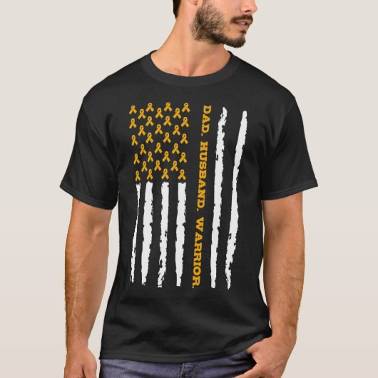 Leukemie voor mannen Bewustzijn bij kanker T-shirt (Voorkant)