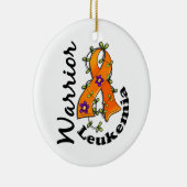 Leukemie Warrior 15 Keramisch Ornament (Rechts)