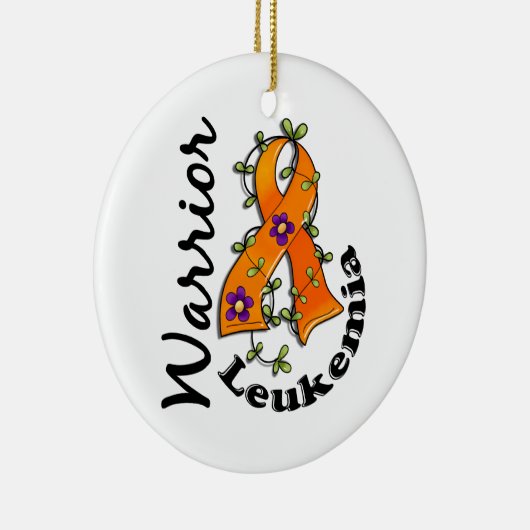 Leukemie Warrior 15 Keramisch Ornament (Rechts)