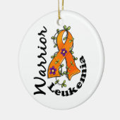 Leukemie Warrior 15 Keramisch Ornament (Links)