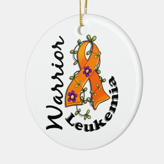 Leukemie Warrior 15 Keramisch Ornament (Links)