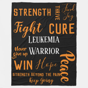Leukemie Warrior grote deken