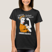 Leukemie Warrior niet breekbaar T-shirt (Voorkant)