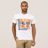 Leukemie Warrior T-shirt (Voorkant volledig)