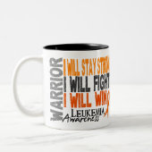Leukemie Warrior Tweekleurige Koffiemok (Links)