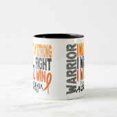 Leukemie Warrior Tweekleurige Koffiemok (Center)