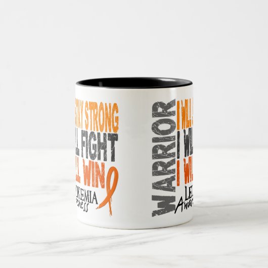 Leukemie Warrior Tweekleurige Koffiemok (Center)