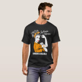 Leukemie Warrior Unbreekable Awareness Gift T-shirt (Voorkant volledig)
