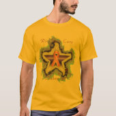 Leukemie Wish Star Mannen Stropdas T-shirt (Voorkant)
