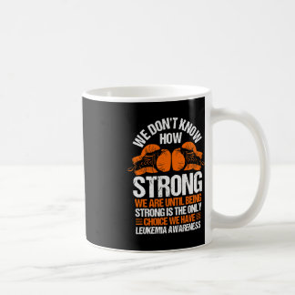 Leukemiebewustzijn Bloedkanker Oranje lint Koffiemok