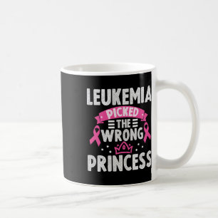 Leukemiebewustzijn Leukemie koos de verkeerde prin Koffiemok