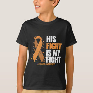 Leukemiebewustzijn Zijn Strijd Is Mijn Strijd Leuk T-shirt